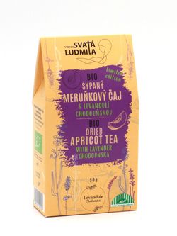 BIO Levandule Chodouňská Meruňkový sypaný čaj s levandulí 50 g