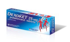 Dexoket 25 mg 10 tablet