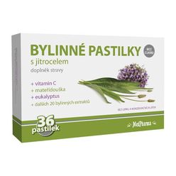 Medpharma Bylinné pastilky jitrocel 36 ks