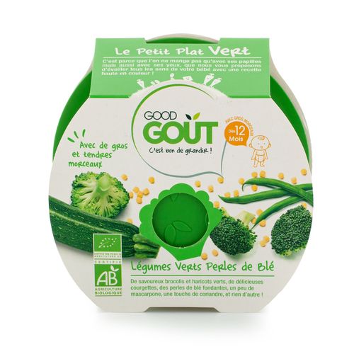 Good Gout BIO Brokolice, cuketa a zelené fazolky s tarhoňou 12m+ 220 g
