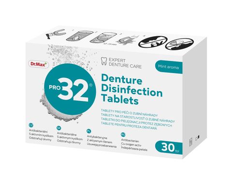 Dr.Max PRO32 Denture Disinfection Tablets 30 tablet