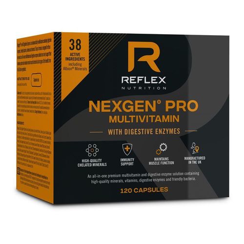 Reflex Nutrition Nexgen PRO multivitamín Digestive Enzymes 120 kapslí