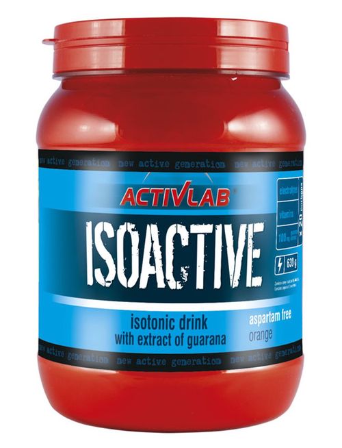 Activlab Isoactive iontový nápoj s guaranou pomeranč 630 g