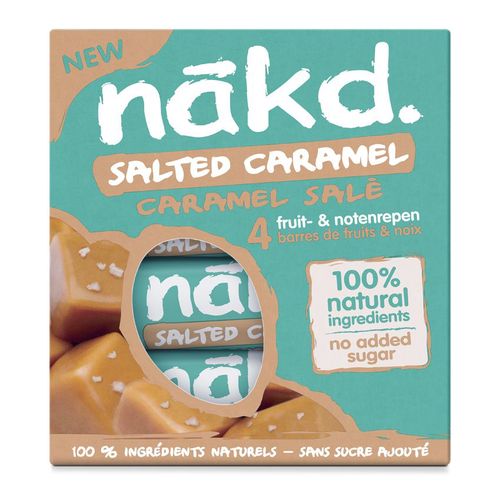 Nakd Tyčinka Salted Caramel 4x35 g