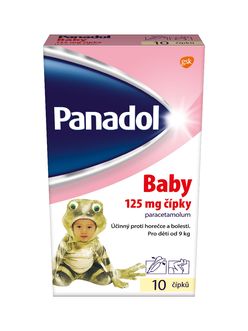 Panadol Baby 125 mg čípky 10 ks