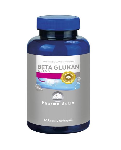 Pharma Activ Beta Glukan 1.3/1.6 D 250 mg 60 kapslí