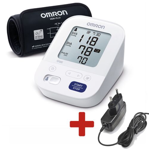 Omron M400 Comfort digitální tonometr + síťový zdroj