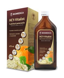 Biomedica HCY-Vitalist s příchutí pomeranče 475 ml