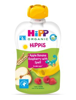 Hipp BIO Hippies jablko-banán-maliny-špalda 100 g