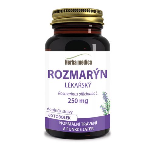 Herbamedica Rosmaria Rozmarýn lékařský 250 mg 80 tobolek