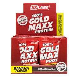 Xxlabs 100% gold maxx protein banán sáčky 20x30 g