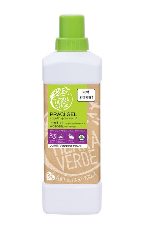 Tierra Verde Prací gel Levandule láhev 1 l