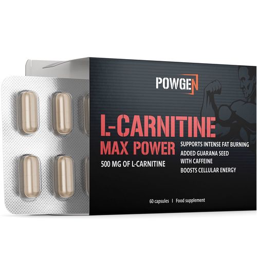 L-Carnitine Max Power: nejčistší L-karnitin švýcarské kvality pro intenzivní spalování tuků. Obsahuje 60 kapslí na 1 měsíc.