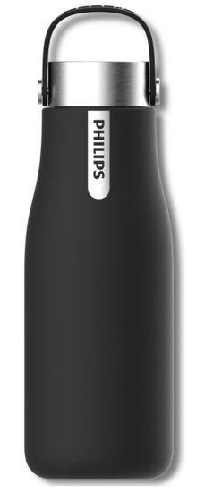 Philips GoZero UV Samočisticí lahev 590 ml černá