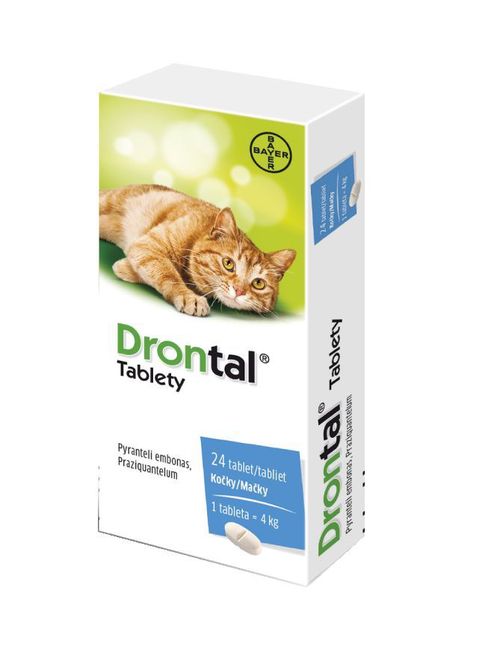 Drontal pro kočky 24 tablet