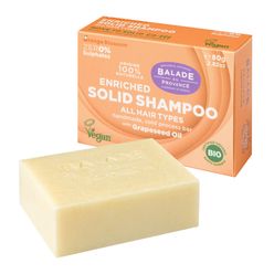 Balade en Provence Vyživující tuhý šampon pro normální vlasy BIO Pomerančový květ 80 g