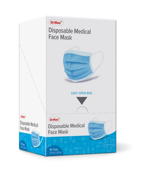 Dr.Max Jednorázová zdravotnická obličejová maska 10x5 ks