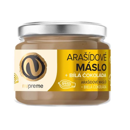 Nupreme Arašídové máslo s bílou čokoládou 220 g