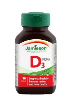Jamieson Vitamin D3 1000 IU 90 kapslí