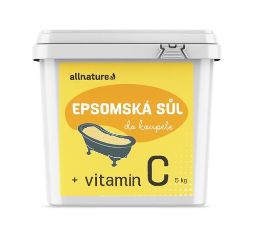 Allnature Epsomská sůl s vitamínem C 5 kg