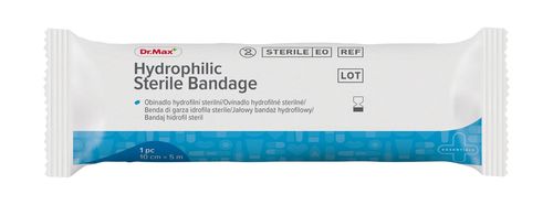 Dr.Max Hydrophilic Sterile Bandage 10 cm x 5 m 1 ks