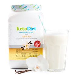 Keto nápoj příchuť vanilka na 1 týden (35 porcí) - KetoDiet - 100% česká keto dieta