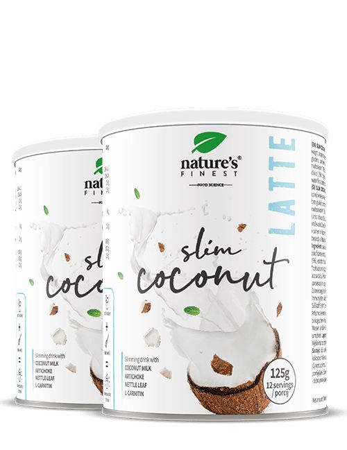 Coconut Slim Latte | Redukce Váhy | Přírodní | Zrychlení Metabolismu | Potlačení Chuti K Jídlu | Tuk spalující Vlastnosti | Vynikající Chuť | 250g