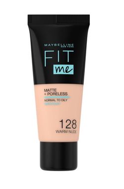 Maybelline Fit me Matte + Poreless odstín 128 Warm Nude make-up 30 ml