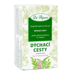 Dr. Popov Dýchací cesty bylinný čaj 20x1,5 g