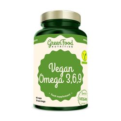GreenFood Nutrition Vegan Omega 3,6,9 60 kapslí