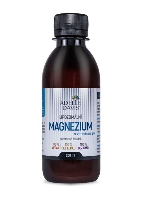 Adelle Davis Lipozomální Magnézium s vitamínem B6 200 ml