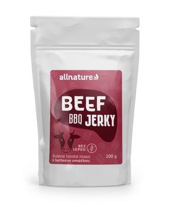 Allnature BEEF BBQ Jerky sušené hovězí maso 100 g