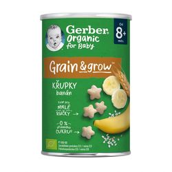 Gerber Organic for Baby Křupky banánové BIO 8m+ 35 g