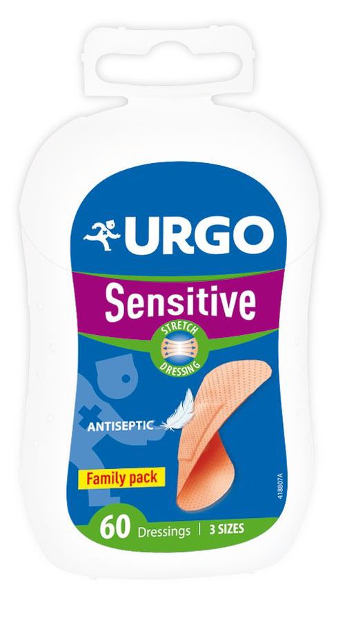 Urgo Sensitive citlivá pokožka náplast 60 ks