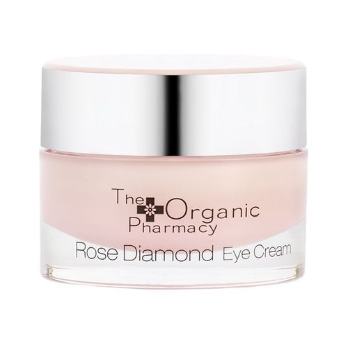 The Organic Pharmacy Rose Diamond Eye Cream oční krém s diamantovým práškem 10 ml