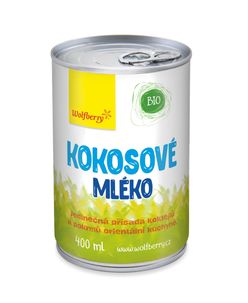 Wolfberry Kokosové mléko BIO 400 ml