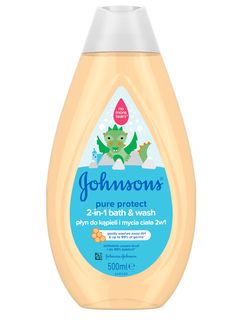 Johnson's Baby Pure Protect Koupel a mycí gel 2v1 500 ml