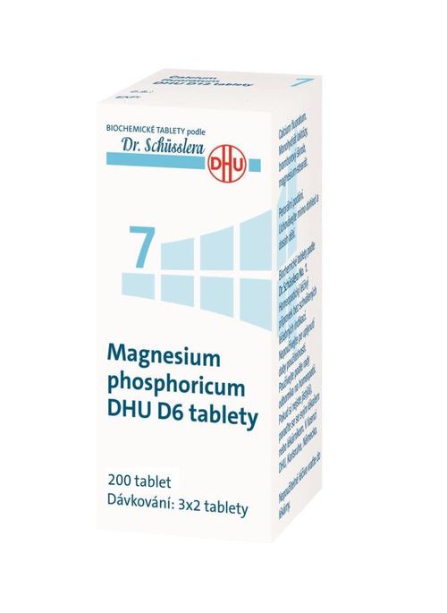 Schüsslerovy soli Magnesium phosphoricum DHU D6 200 tablet