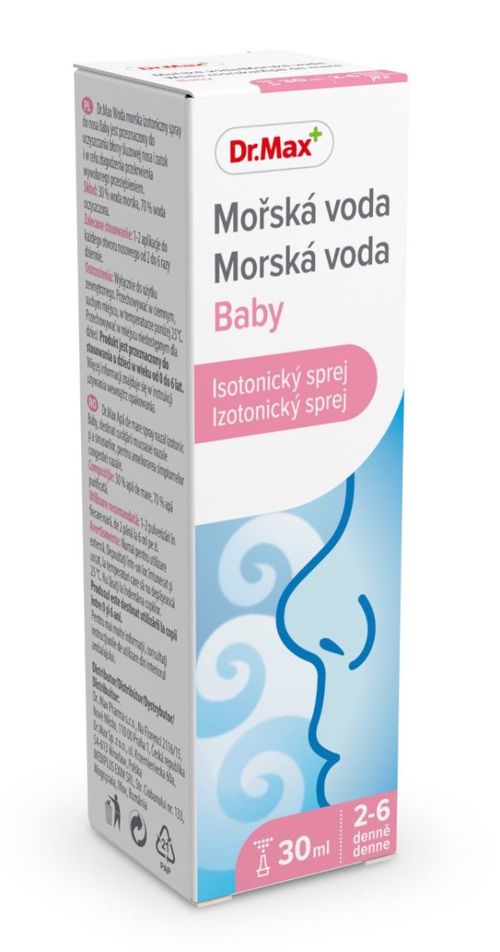 Dr.Max Mořská voda isotonická Baby 0-6 let 30 ml