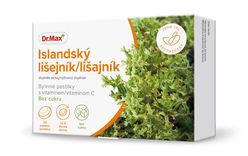 Dr.Max Islandský lišejník bylinné pastilky bez cukru 24 pastilek