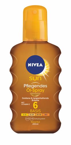 NIVEA SUN Olej na opalování ve spreji OF6 200ml