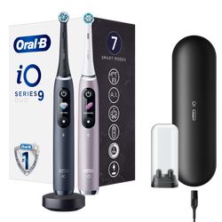 Oral-B iO9 Series Duo Black/Rose elektrický zubní kartáček 2 ks