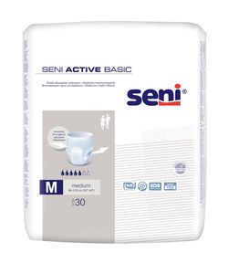 Seni Active Basic Medium inkontinenční plenkové kalhotky 30 ks