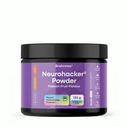 BrainMax NeuroHacker Powder Drink, Passion Fruit, 135 g
