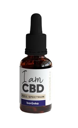 I am CBD Full Spectrum CBD olej 15% borůvka 10 ml