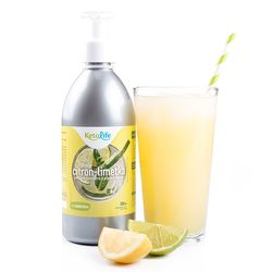 KetoLife Low Carb sirup – příchuť citron-limetka (500 ml) - 100% česká keto dieta