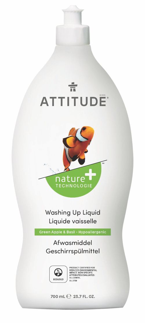 ATTITUDE Prostředek na mytí nádobí jablko 700 ml