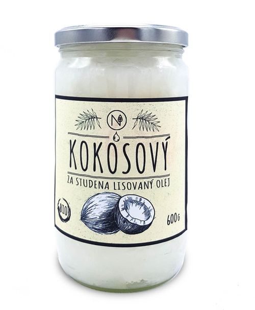 NATU Kokosový olej BIO 600 ml