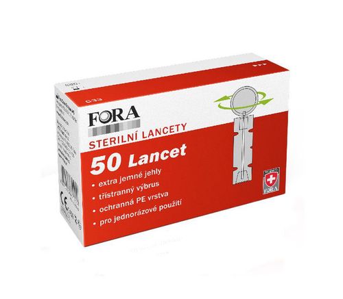 Fora Diamond ACS024 lancety ke glukometrům 50 ks