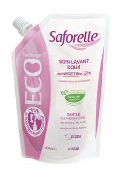 Saforelle Jemný mycí gel ECO pack 400 ml